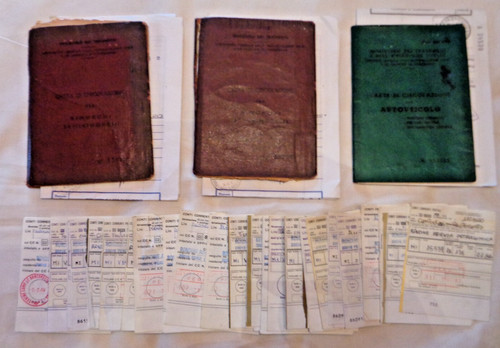 Lotto documenti libretti bolli - documenti,
