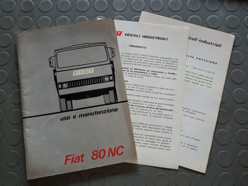 Uso manutenzione fiat nc - 80,